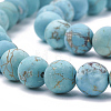 Natural Howlite Beads Strands X-G-T106-183-1-2