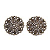 Brass Vintage Filigree Findings LS-KKC-Q006-AB-2