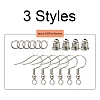 Tarnish Resistant 200Pcs 304 Stainless Steel Earring Hooks STAS-T051-007-2