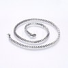 Non-Tarnish 304 Stainless Steel Box Chain Necklaces NJEW-F226-05P-02-1