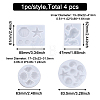 4Pcs 4 Style Pendant Silicone Molds DIY-BG0001-48-11