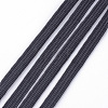 1/4 inch Flat Braided Elastic Rope Cord X-EC-R030-6mm-02-3