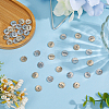 40Pcs 2 Colors Alloy Buttons DIY-CY0004-02-4
