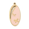 304 Stainless Steel Enamel Pendants STAS-P447-05D-G-1