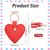 PU Leather Keychains KEYC-CL0001-57B-2