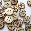 Art Buttons in Round Shape with 4-Hole for Kids NNA0YWY-1