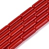 Opaque Solid Color Glass Beads Strands X-GLAA-N070-01A-C01-1
