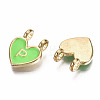 Alloy Enamel Charms ENAM-T012-02P-RS-3