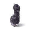 Resin Alpaca Display Decoration DJEW-P021-B02-3