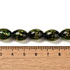Handmade Dichroic Foil Glass Beads Strands DICH-U001-12A-4