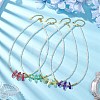 4Pcs 4 Styles ABS Plastic Imitation Pearl Beaded Necklaces NJEW-JN04859-2