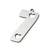 201 Stainless Steel Pendants SA-CBA3D3A-02P-2