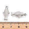 304 Stainless Steel Pendants STAS-T067-57P-3