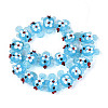 Handmade Lampwork Beads Strands LAMP-N036-21C-2