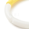 Acrylic Curved Tube Beaded Stretch Bracelet BJEW-JB07973-05-4
