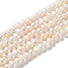 Natural Cultured Freshwater Pearl Beads Strands PEAR-E018-45-1