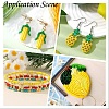8/0 Baking Paint Glass Round Seed Beads SEED-S036-01B-05-4