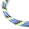 Braided Round Polyester Cord Bracelet Makings FB-CBAEDA0-01P-29-2