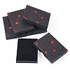 5Pcs Hot Stamping Planet Cardboard Jewelry Packaging Boxes CON-TA0001-44A-2