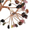 Natural Tourmaline Chips Money Tree Decorations DJEW-C016-01C-2