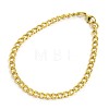 304 Stainless Steel Curb Chain/Twisted Chain Bracelet Making STAS-A028-B142G-1
