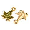 304 Stainless Steel with Dark Olive Green Enamel Pendants SA-CBAF5D5-09G-2
