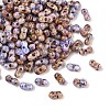 Picasso Glass Seed Beads SEED-Q038-02E-1