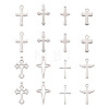 Fashewelry 160Pcs 8 Styles 201 & 304 Stainless Steel Pendants STAS-FW0001-18-10