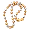 304 Stainless Steel Ball Chains Necklaces for Unisex NJEW-K305-01B-4
