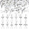 60Pcs 12 Style Alloy & ABS Plastic Imitation Pearl Pendant Decorations HJEW-FH00303-1
