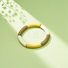 Imitation Jade Acrylic Curved Tube Beaded Stretch Bracelet for Women BJEW-JB08436-02-2