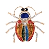 Beatles Alloy Rhinestone Brooches for Backpack Clothes PW-WGB4875-01-5