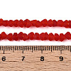 Frosted Transparent Glass Beads X1-GLAA-N016-4mm-08-4