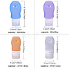 Creative Portable Silicone Travel Points Bottle Sets MRMJ-BC0001-05-2