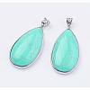 Synthetic Turquoise Big Pendants G-I184-11-2