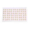 Star Brass Stud Earrings PEAR-N020-JY01-4