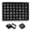 48 Grids Aluminum Boxes CON-WH0086-235A-1