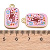 Printed Alloy Pendants AL-CBA49CA-04-3