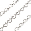 304 Stainless Steel Moon Link Chains CHS-A016-73P-A-1