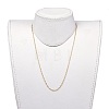 304 Stainless Steel Singapore Chain Necklaces X-NJEW-JN02662-03-4