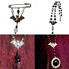 Halloween Jewelry Tibetan Style Pendants TIBEP-SC0001-20-3