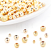 Brass Round Spacer Beads KK-BC0007-27-4