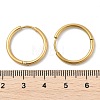 304 Stainless Steel Huggie Hoop Earrings EJEW-G272-02-16mm-G-4