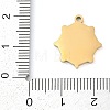 304 Stainless Steel Pendants STAS-F315-08G-03-3