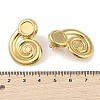 Ion Plating(IP) 304 Stainless Steel Stud Earrings Findings for Women EJEW-B050-02G-3