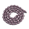 Opaque Solid Color Beads Strands EGLA-N013-P8mm-D09-2