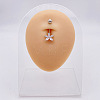 316L Surgical Stainless Steel Belly Rings WGDD0AB-16-1