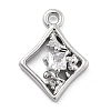 Brass Micro Pave Cubic Zirconia Pendants KK-H511-01P-03-1