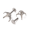 304 Stainless Steel Prong Earring Settings SA-CBA8B85-11E-01-3