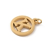 304 Stainless Steel Charms
with Jump Ring LS-STAS-R001-02G-K-2